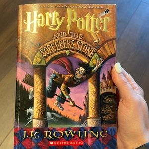 Harry Potter and The Sorcerer’s Stone book. Never used
